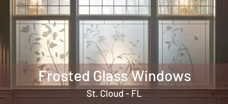 Frosted Glass Windows St. Cloud - FL