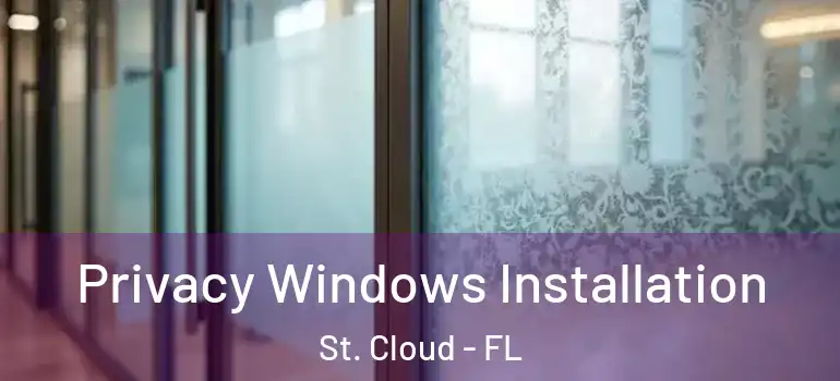 Privacy Windows Installation St. Cloud - FL